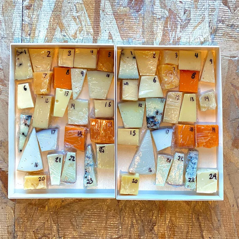 Unfinished Wooden To Go Cheese Meats Platter Box Takeout Gourmet Grazing Box With Wooden Lid