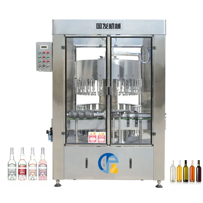 PLC touch screen rotary negative pressure filling machine Equipment Juice drinks filling machine Whisky bottle filling machine