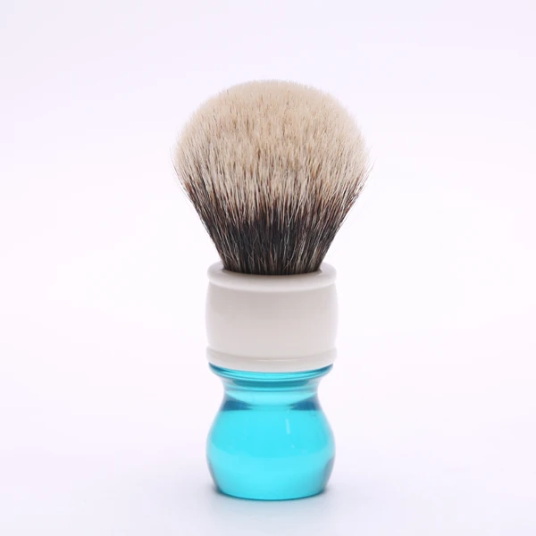 RTS Yaqi 24mm Aqua Tuxedo Synthetic Hair Shaving Brush for men