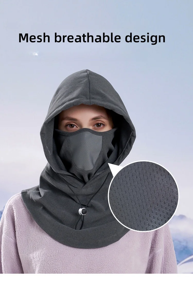 Excellent Material Cold Weather Breathable Design Helmet Warm Balaclava Polyester  for Motorcycle Snowboard Cycling Running