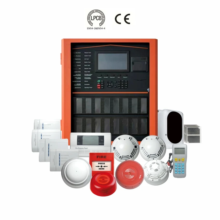 Addressable Fire Alarm System 254 devices in 1 loop LPCB approved Fire Alarm Control Panel