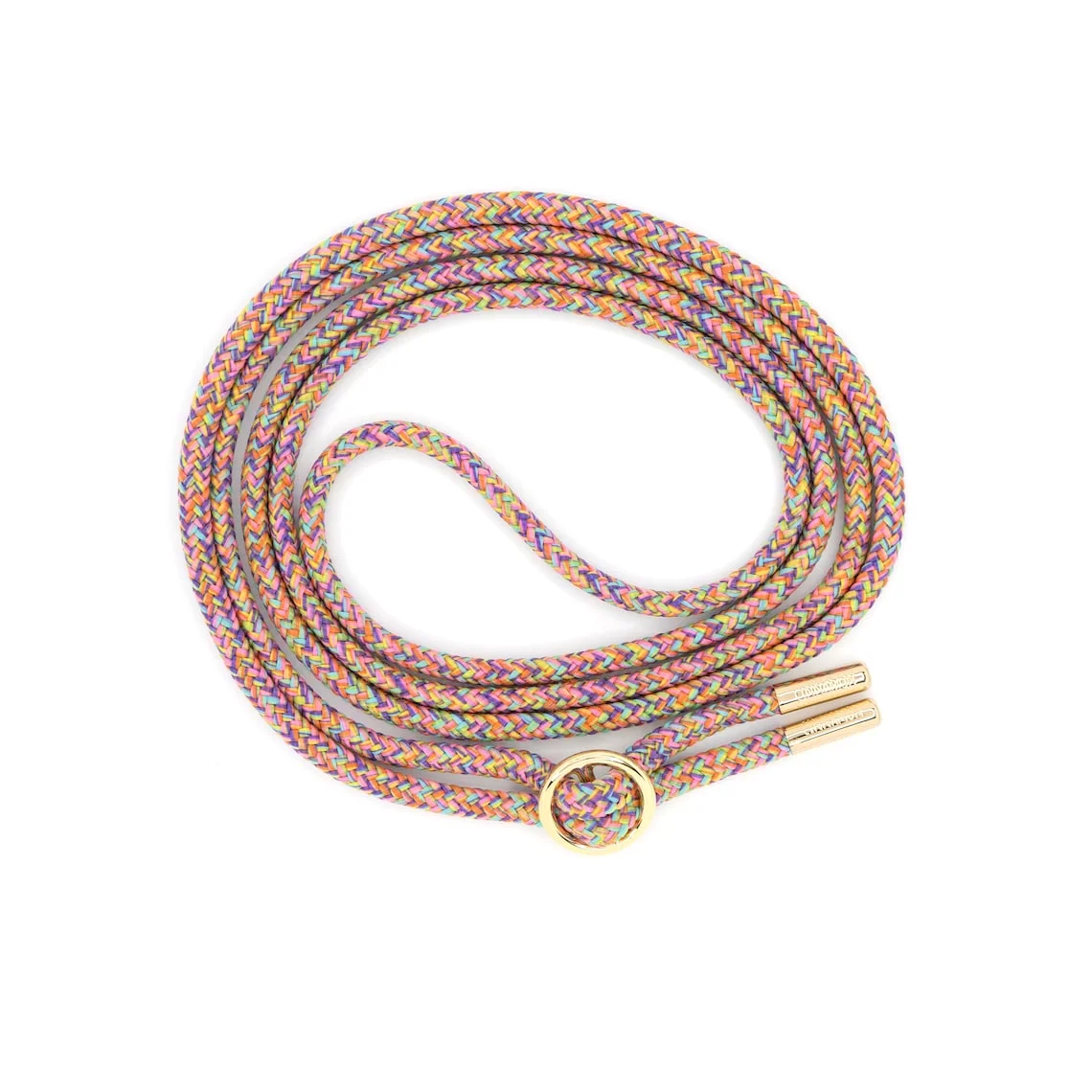 Custom Lanyard  Mobile phone chain cover with exchangeable cord to hang around mobile phone strap to change in silver or gold