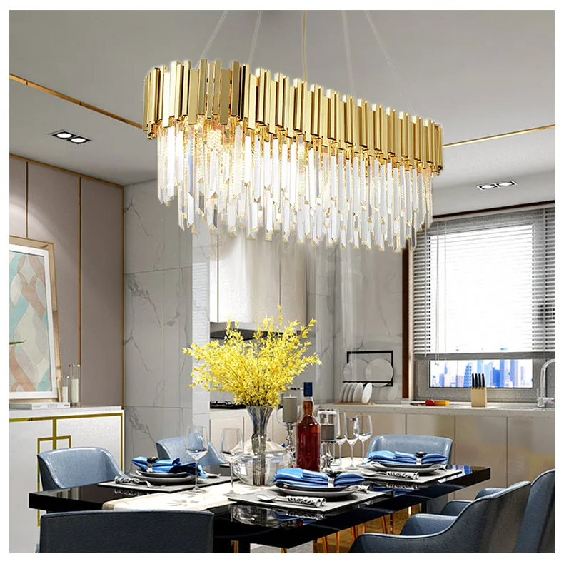 Hot Selling Luxury Modern Living Room Pendant Lighting Crystal Chandelier Modern Lamps Home Decor Pendant Lighting