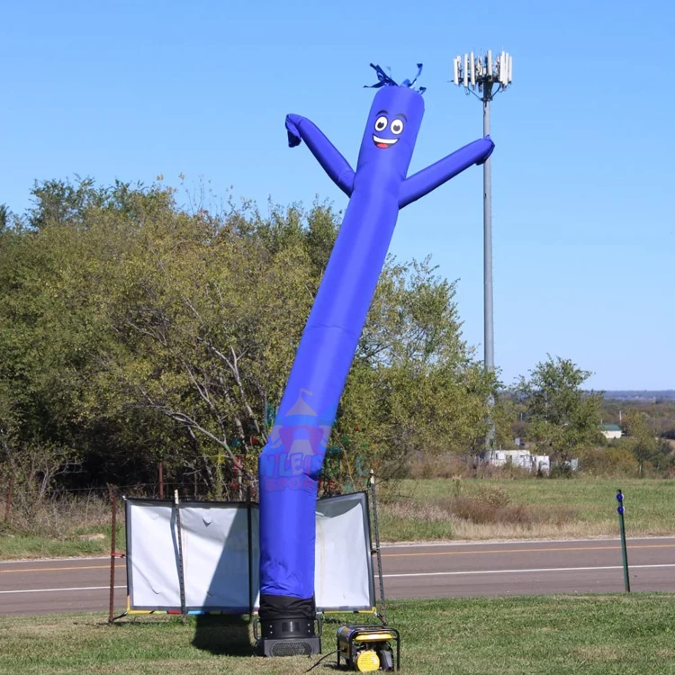 Inflatable hand waving man blower inflatable christmas air dancer fan inflatable advertising air dancer with led light