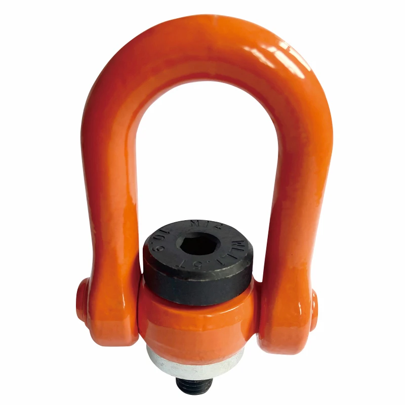 Rigging Heavy Lift Swivel Hoist Rings G80 Rotating Eye Bolt With Ring Lifting Screw Point M48 M64
