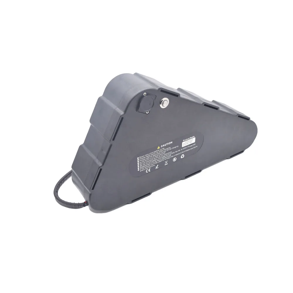 Индивидуальный литиевый аккумулятор для электровелосипеда 52 в 28 а/ч BMS 40 А с треугольным корпусом электрического велосипеда 1500