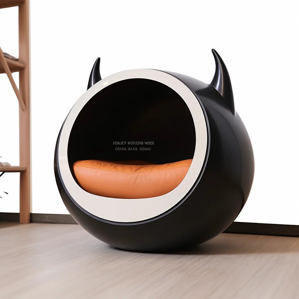 Hot sale 3D printing integrated cat and dog bed furniture, indoor pet house, kennel, modern cat and dog house,cat nest