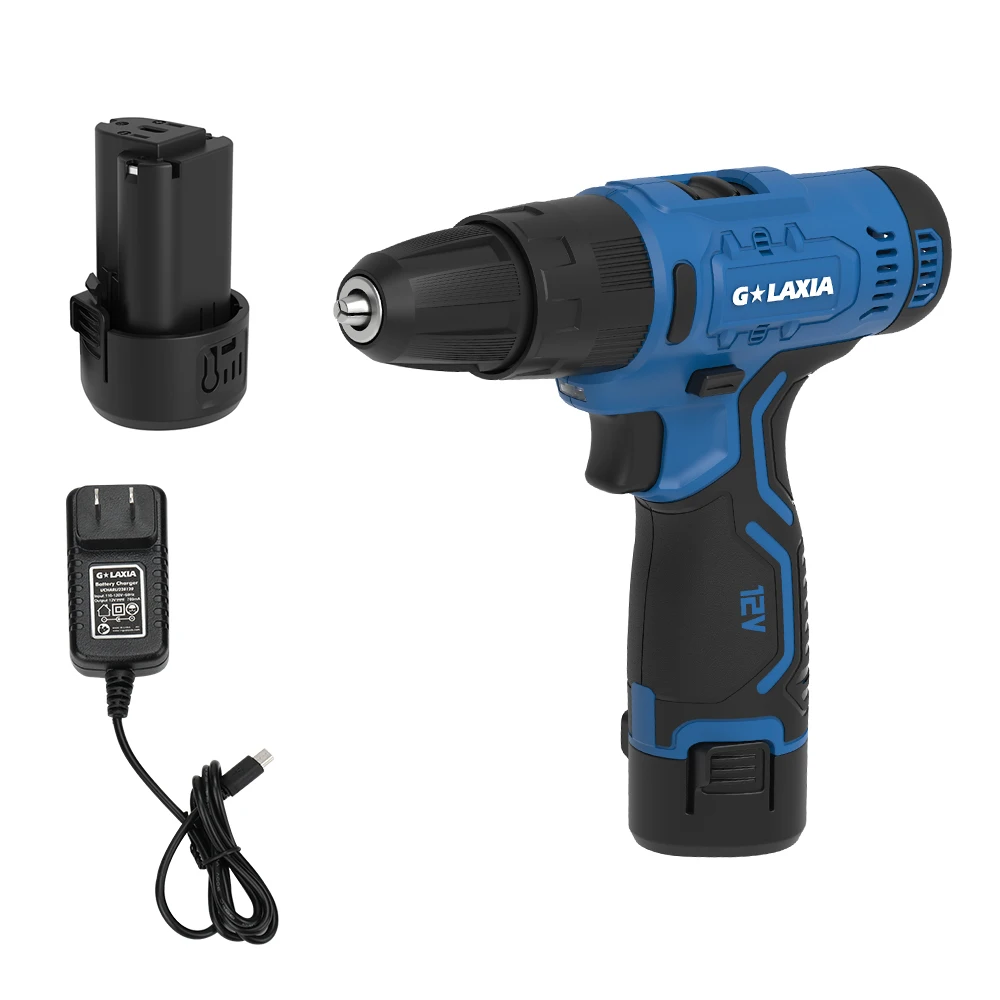 Профессиональная портативная мини-дрель для ногтей Galaxia 10 мм 12 В с матовой батареей