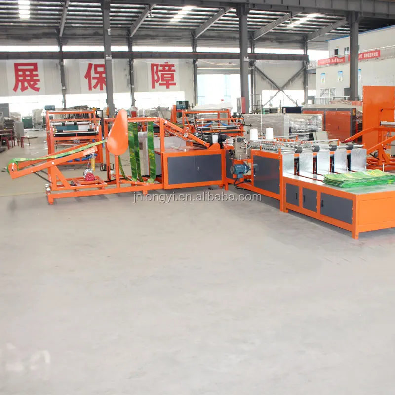 New designed easy to operate maize recycled polyester fabric jute plastic pp woven bag making machine
