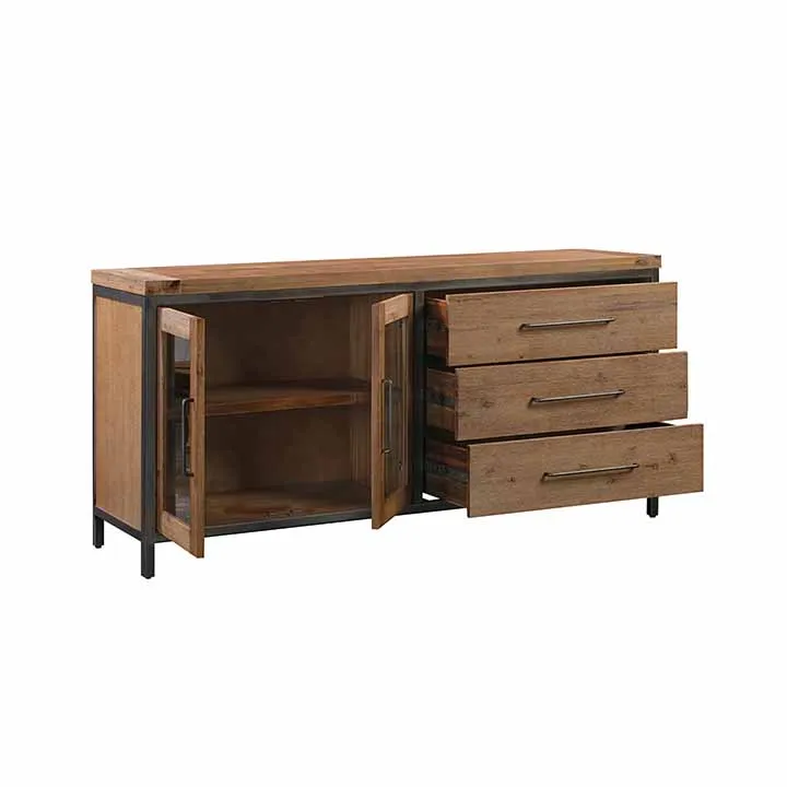 Лидер продаж новейший уникальный современный сервант среднего века из массива дерева акации и МДФ для