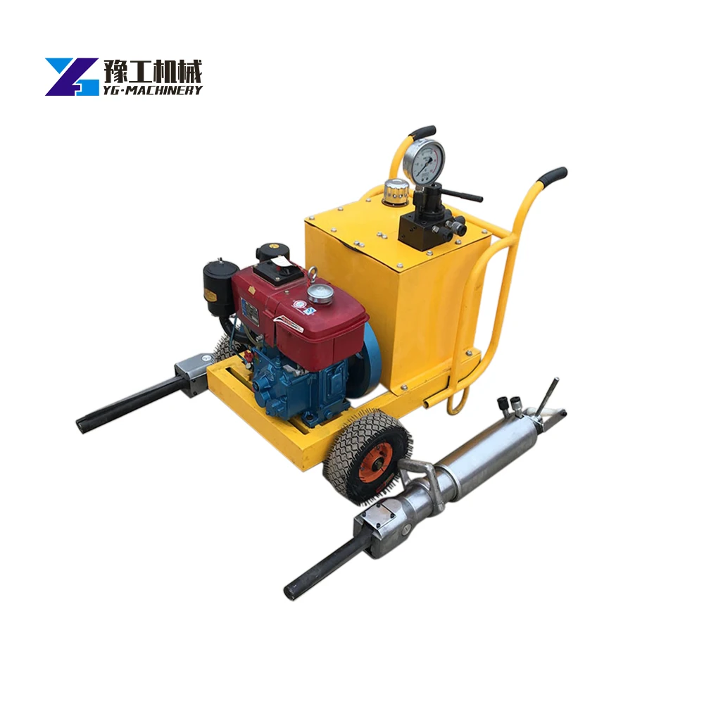 Hydraulic rock splitter machine stone breaking machine in Sri Lanka
