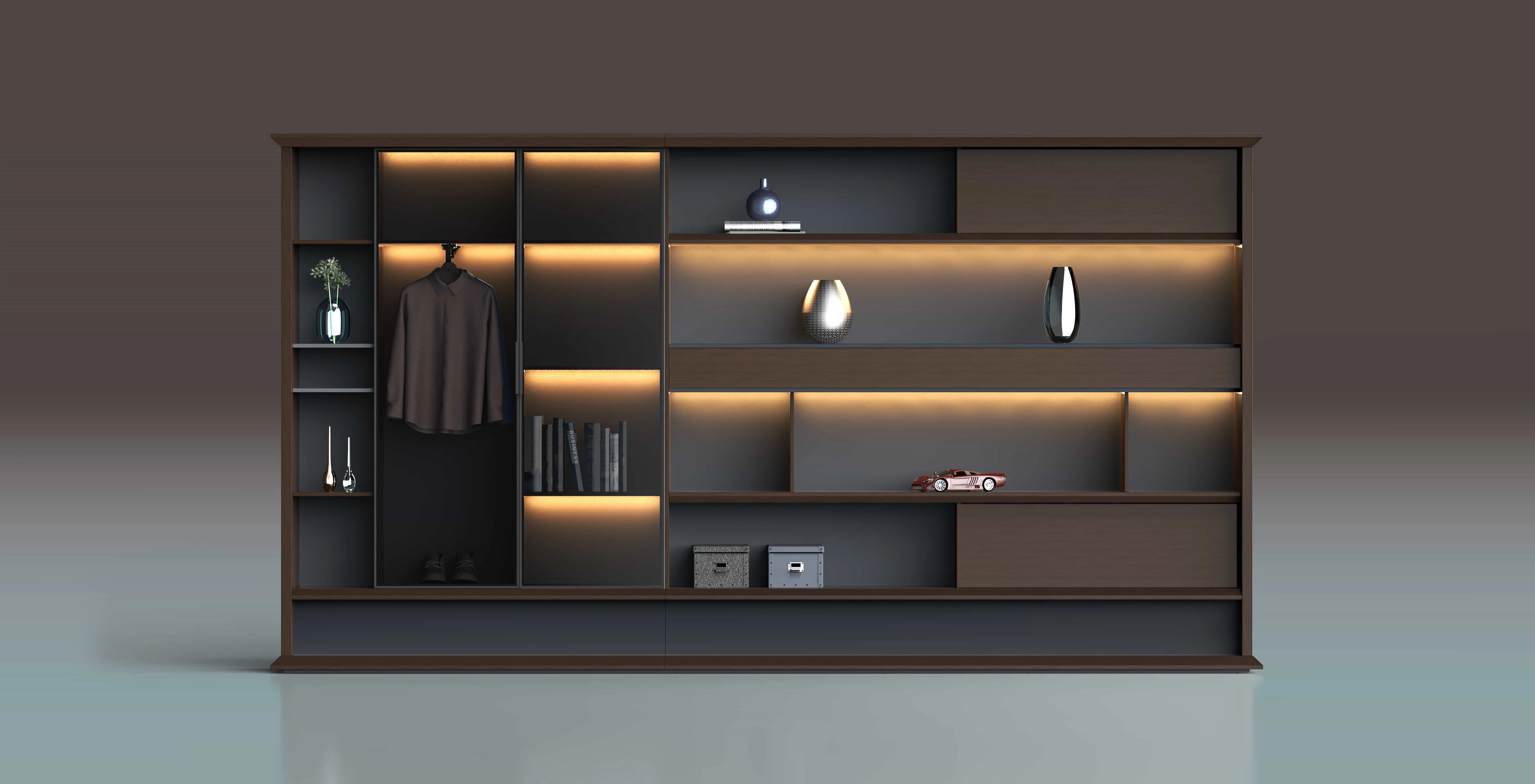 Factory Furniture Wooden Storage Custom Luxury Filing Cabinets Modern File Cabinet