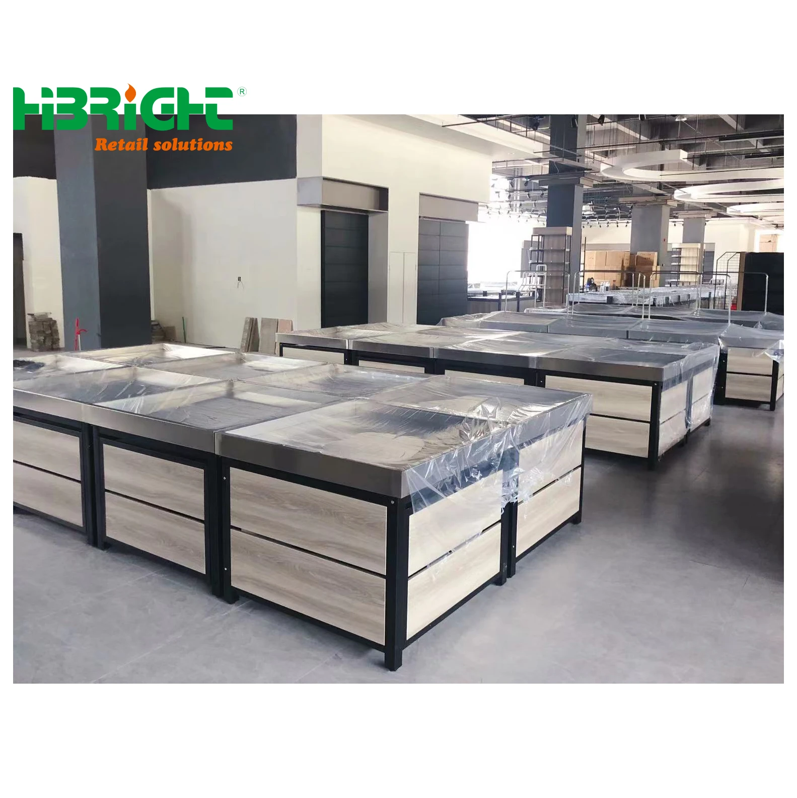 Оптовая продажа гипермаркет/супермаркет/магазин овощей и фруктов стеллажи для продажи