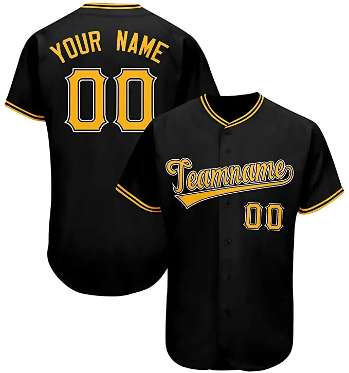 
Blank Custom baseball Tshirt 100% Polyester Baseball Jersey 