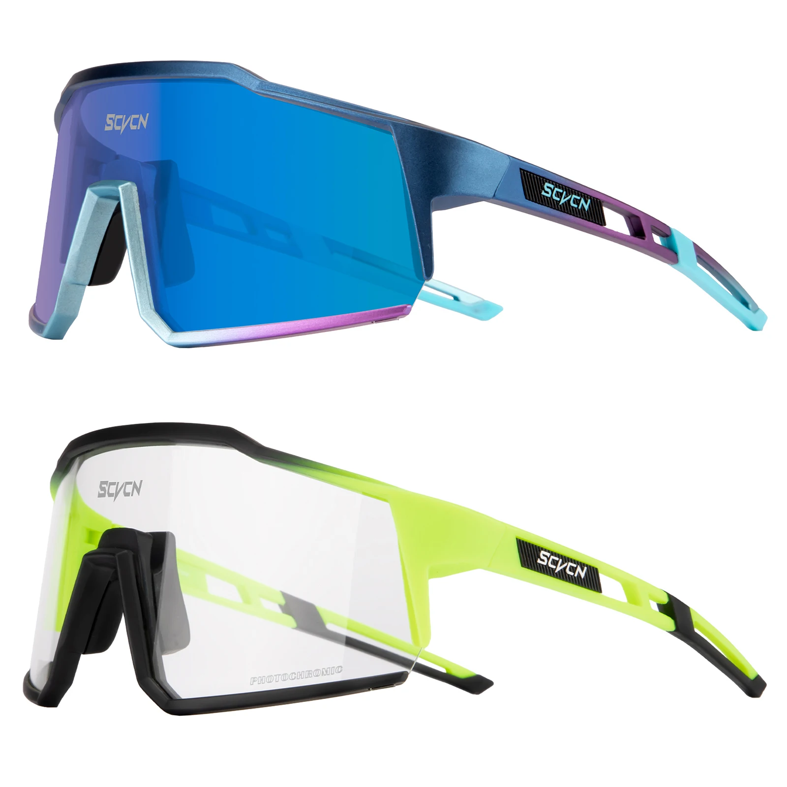 2022 SCVCN Polarized Cycling Sunglasses Men Women Outdoor Sport Glasses Running Fishing Eyewear Mountain Bike Bicycle Glasses