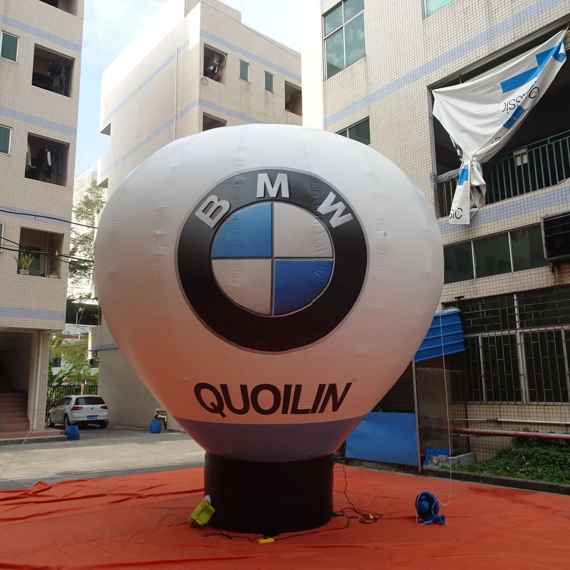 big Colorful Inflatable Ground balloon/Inflatable Standing Ground Ball