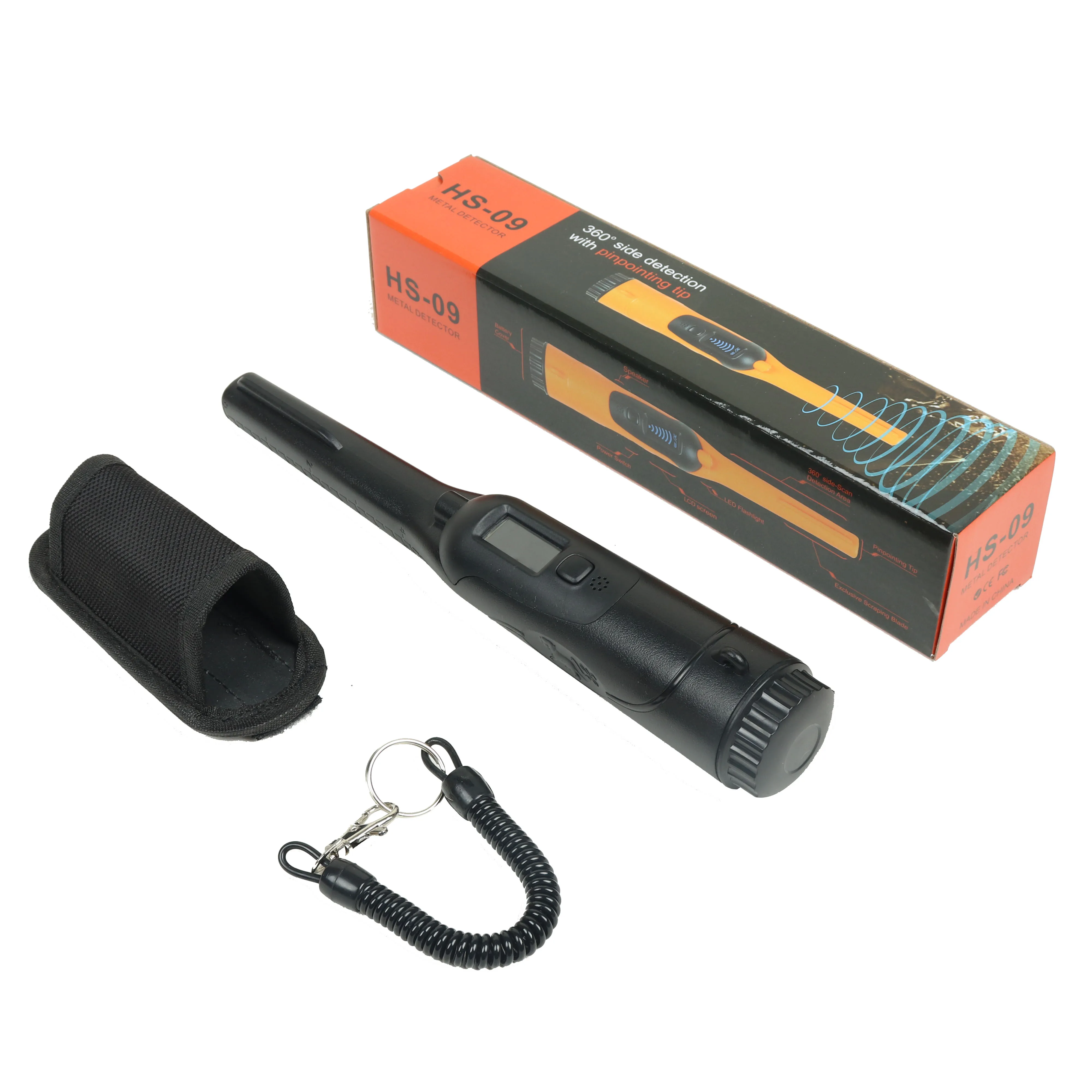 waterproof Pinpointing Metal Detector 2020 upgrade high Sensitivity LED light GP-pointer Hand Held Metal Detector