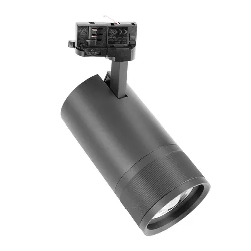 High Quality Ceiling 4Wire 40W Warm Focusing Led Magnetic Track Spot Light Ceiling Led Track Rail Spotlight