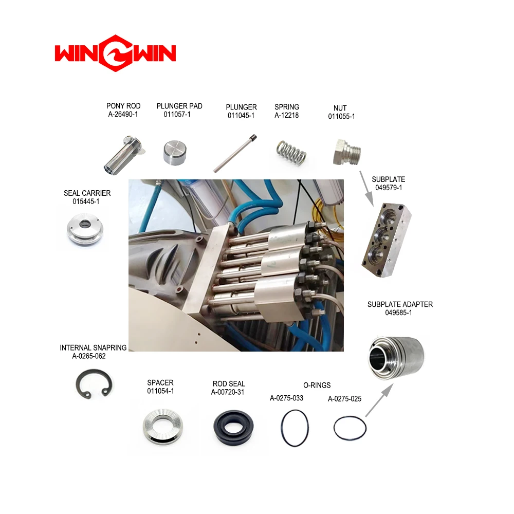 O-RING A-0275-033 O-RING A-0275-025 Монтажная плита адаптер 049585-1 водоструйный автомат для резки с прямым приводом запасные части насоса