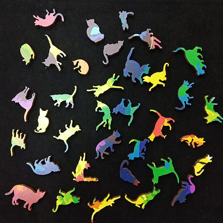 Wholesale Custom  Jigsaw Puzzle Identical Interlocking Printed Adult  Laser Cut Wood Animals Puzzle 3d Jigsaw Puzzle