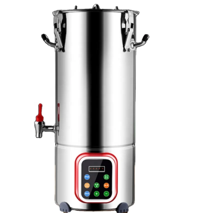 Stainless steel commercial 40L  liters automatic reservation large-capacity slag slurry separation soymilk machine