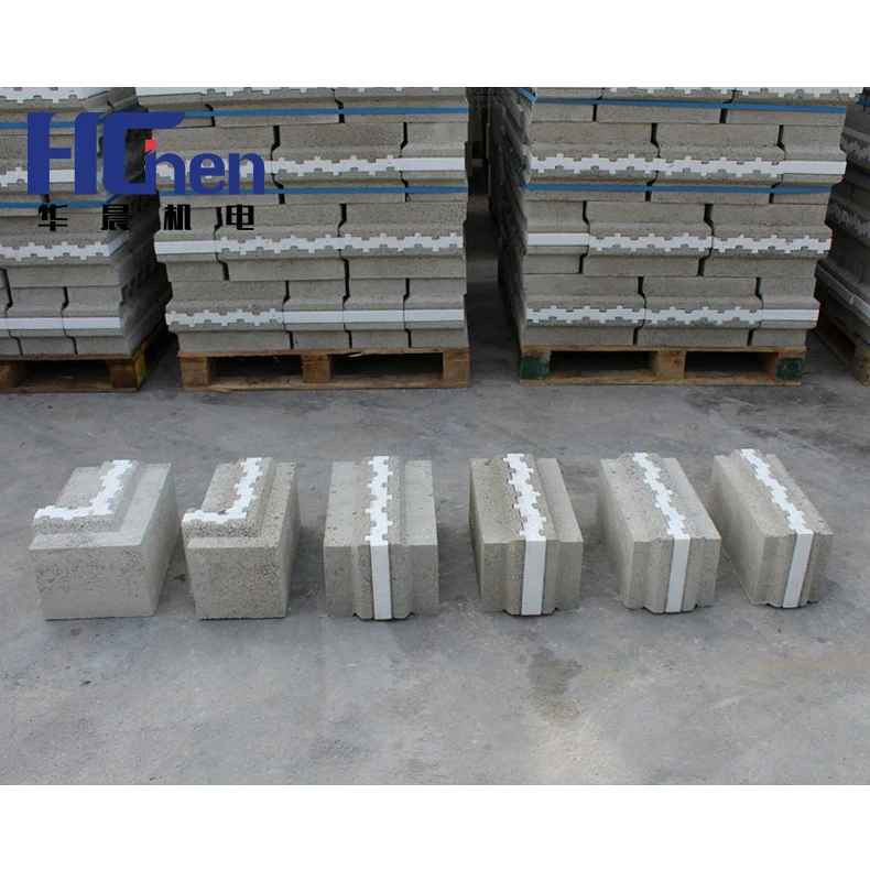 Automatic concrete composite self insulating brick production line Self insulating brick machine