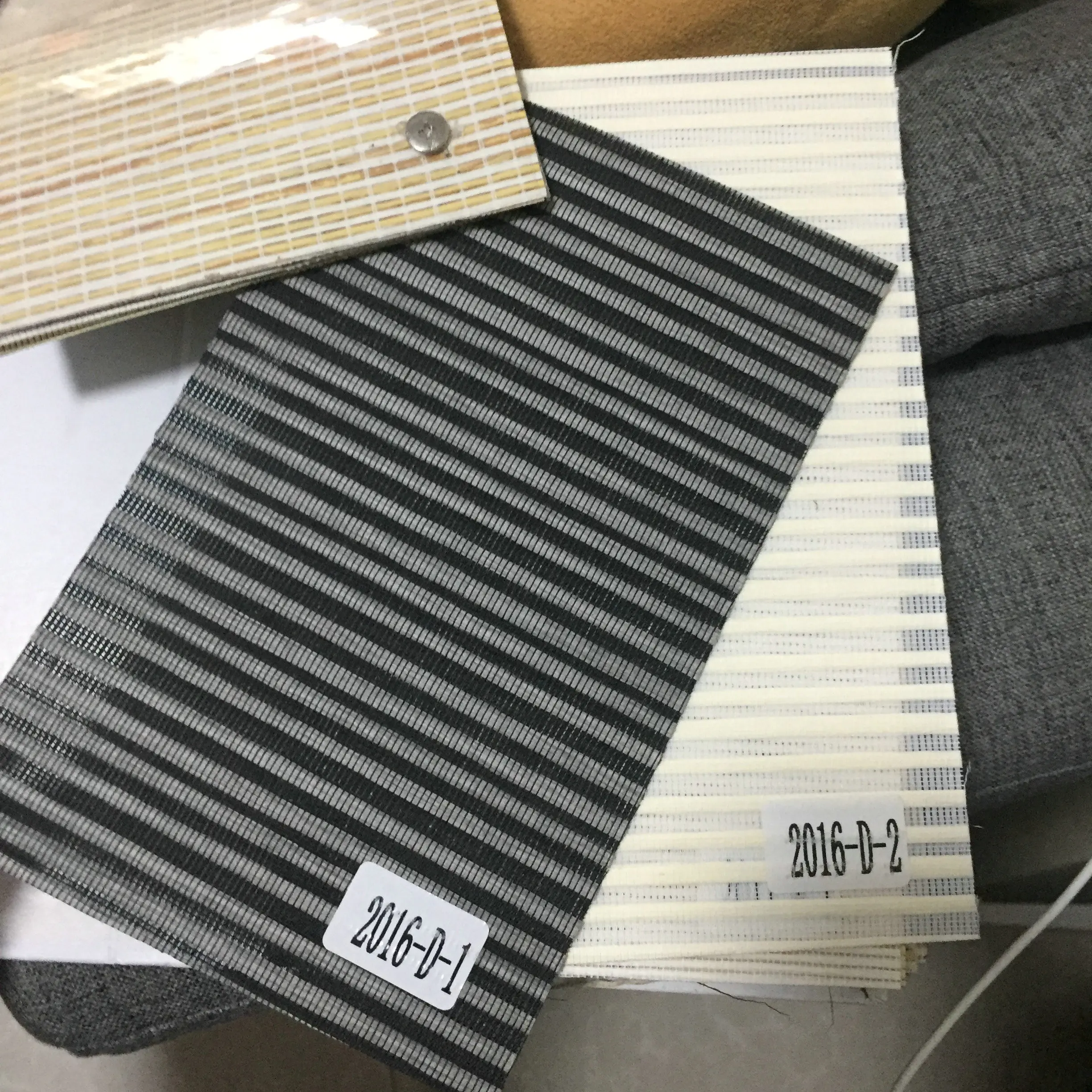 Adjustable Sliding Panel Double Rail Track Cordless Blind Curtain