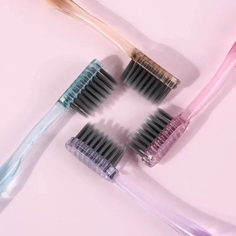 BSCI approved massage gum toothbrush for adults can custom