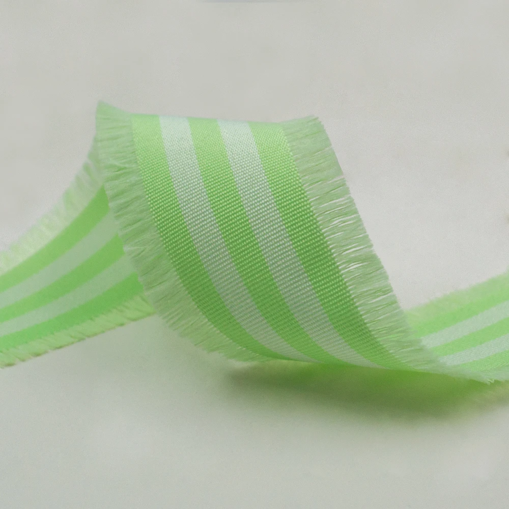 Gordon Ribbons Tassel Edge Striped Ribbon Ethnic Style Lace Webbing DIY Sewing Decorative Fabric Accessories