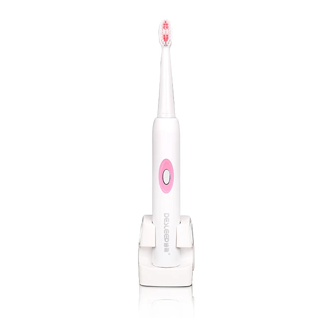 Manufacturers Direct Sale Smart Electric Toothbrush Deep Clean Pink Adult Free Spare Parts,return and Replacement Rechargeable