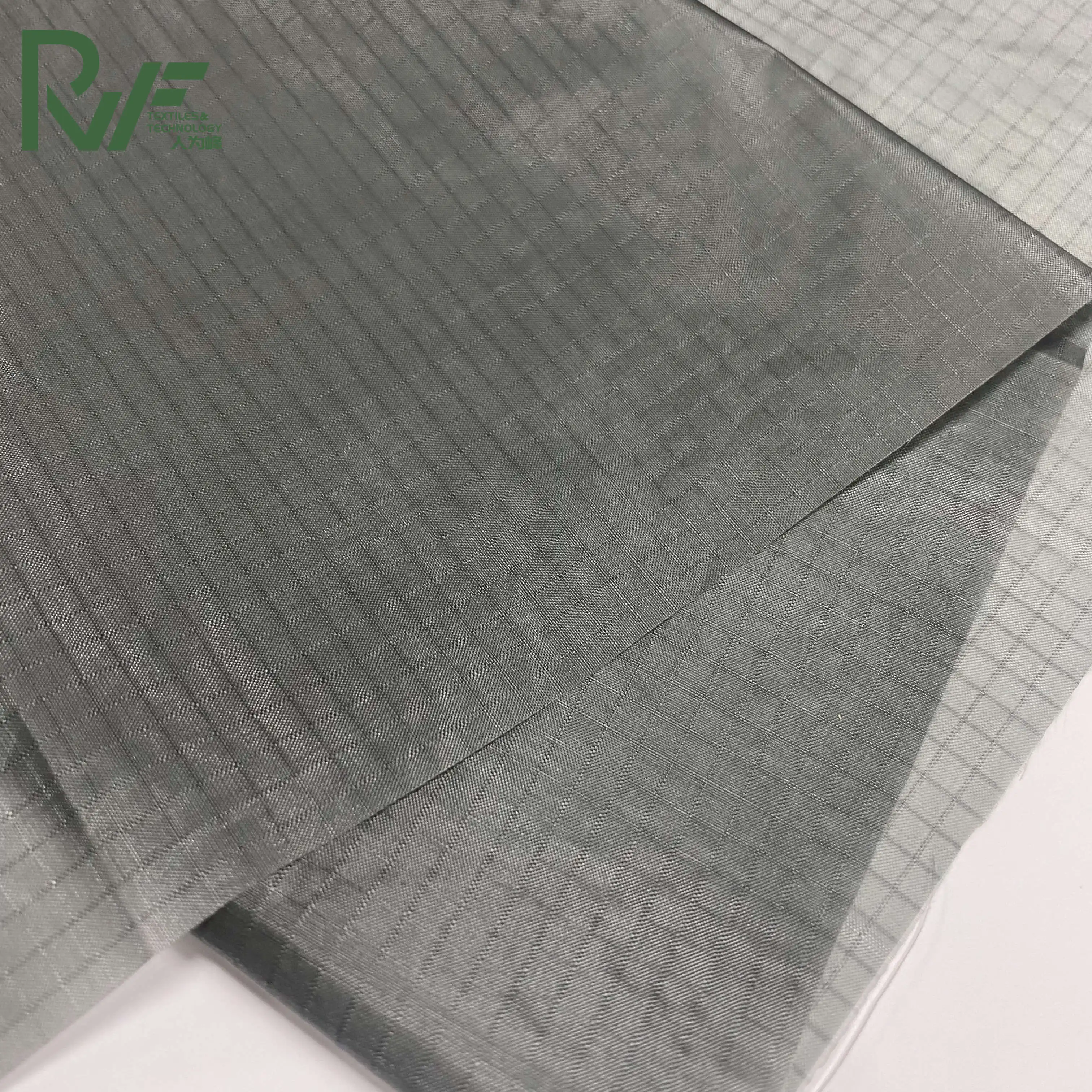 Silicone PU Coated  0.3 ripstop nylon N66 fabric