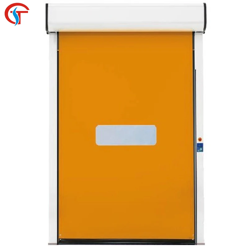 Zip Speed Door Supplier automatic zipper quick fabric door for factory