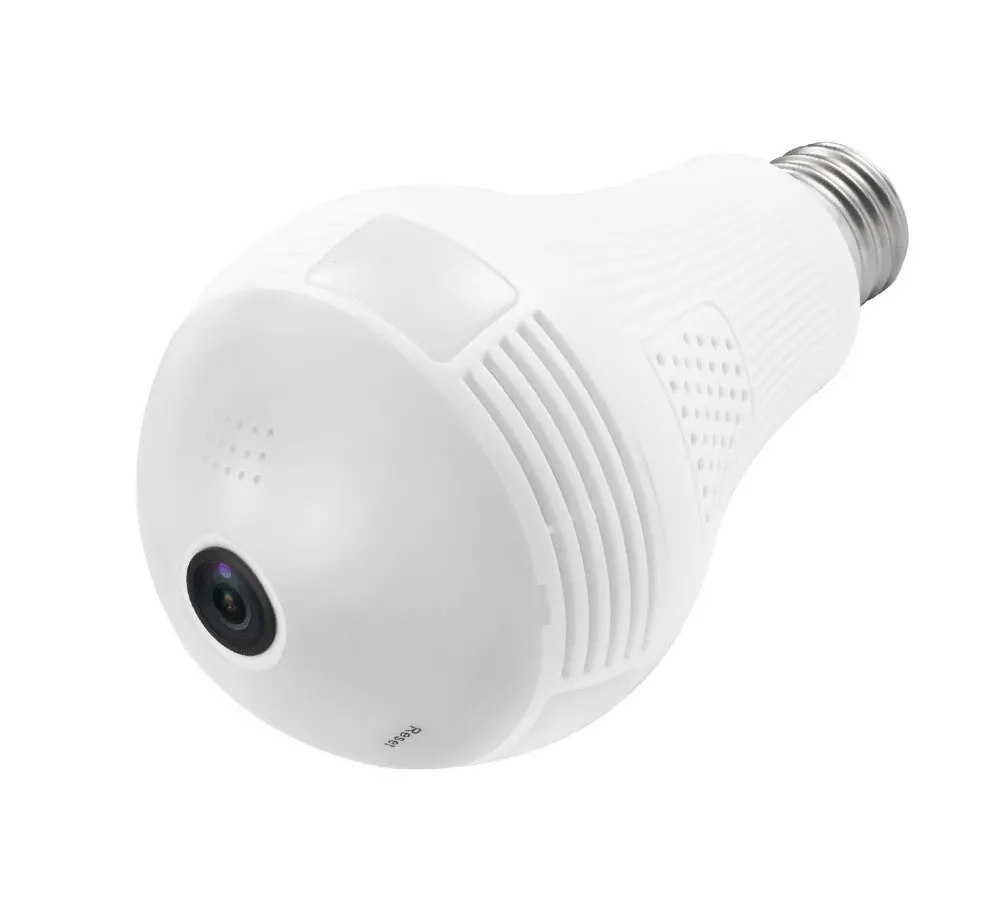 Top Wireless IP Camera WiFi 960P Panoramic Cam Bulb Home Security Camera Remote Monitor 360 Degree View Two-Way Audio APP