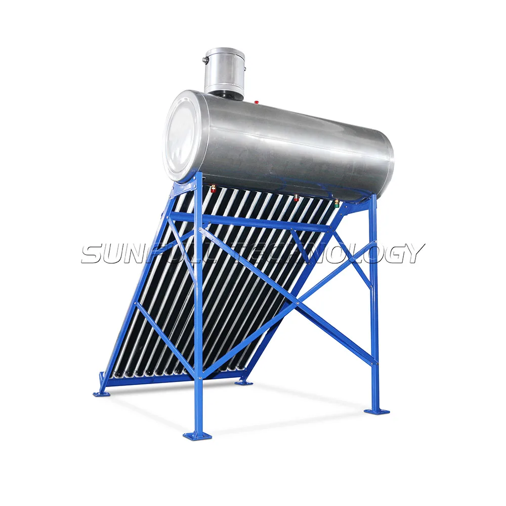 Copper Coil Solar Water Heater  Pre-Heated Heat Exchanger Solar Heater System