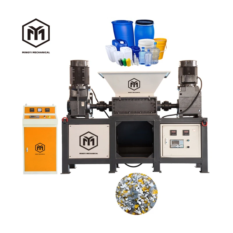 Hot Sale Shredding And Making Wool Pellets Double Shaft Mini Shredder Machine For Sale