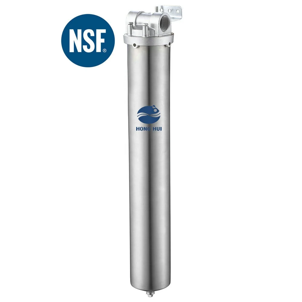 HONG HUI HPS-20C NSF Stainless Steel Filter Housing 10 Inch Water Filter System