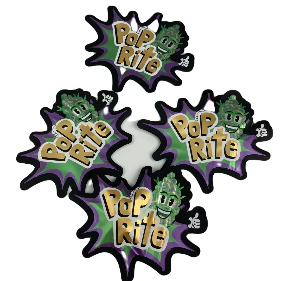 Сумки для майларов в форме выреза на заказ 1 г 3 5 7 галлон фунт сумка Майлара нарезки