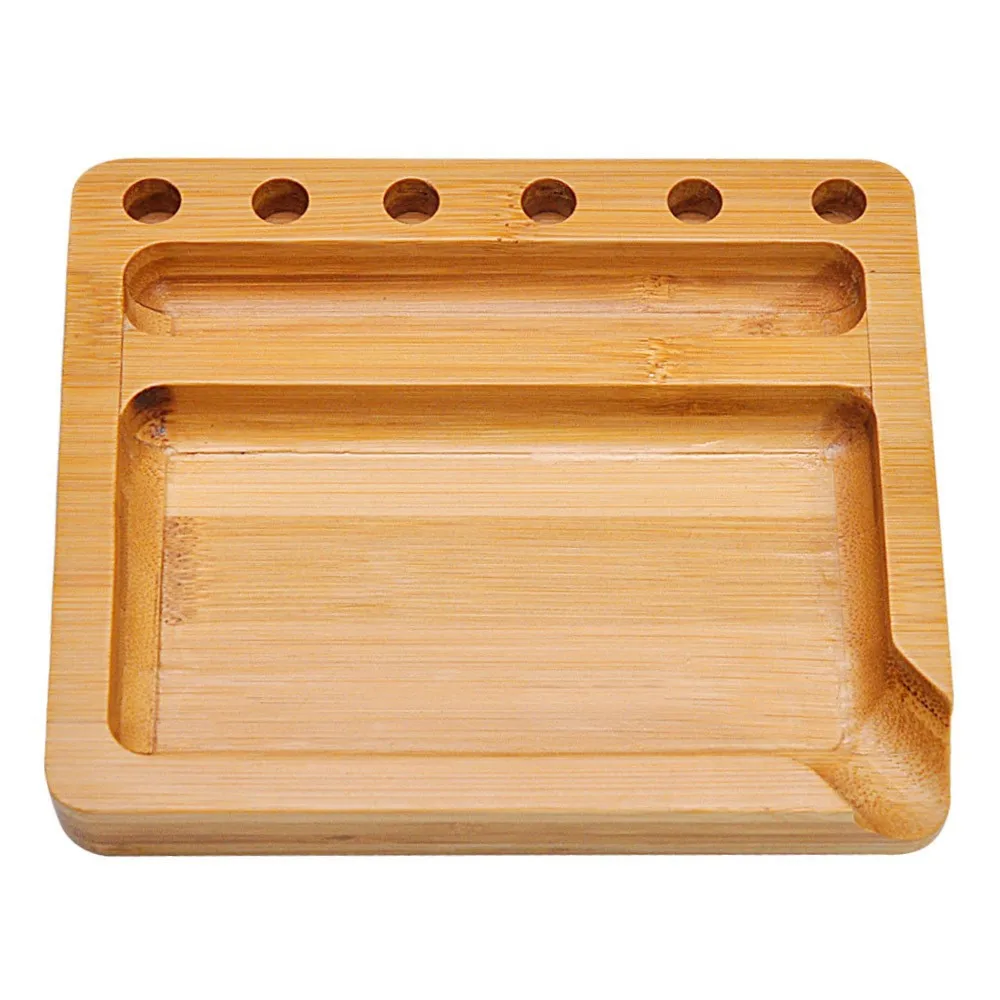 Bamboo Cigar Tray Cigarette Tray Handmade Cigarette Rolling Machine Cigar Utensils