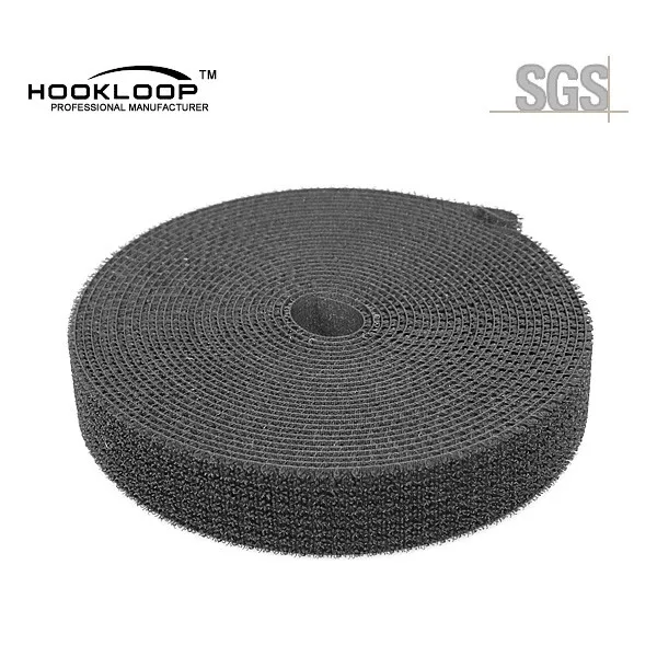 custom eco friendly self adhes hook and loop double side tape hoop loop cable winder ties small usb cable organizer management