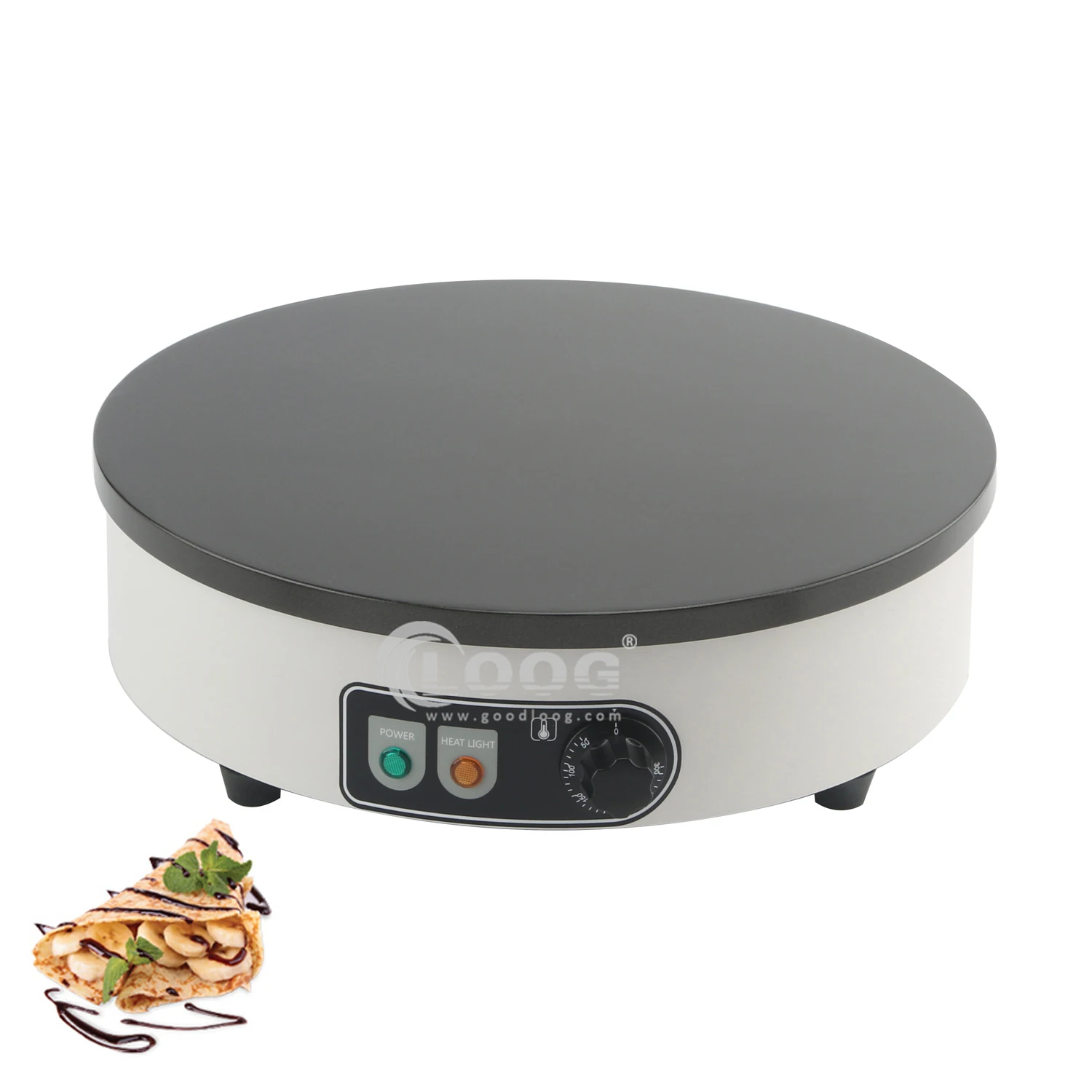 Popular Other Snack Machine Stainless Steel Crepe Pancake Pans Commercial Electrical Crepe Machine For Sale