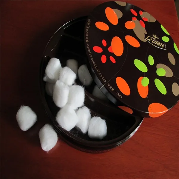 Disposable Medical absorbent cotton wool Ball cotton ball