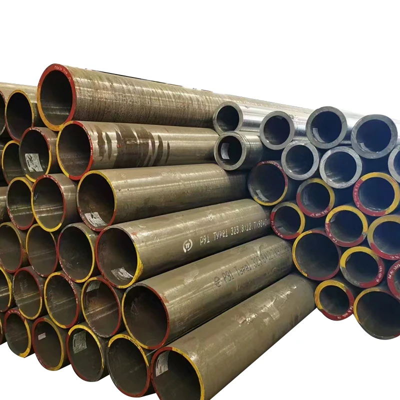 Steel Tube Supplier Factory Direct Sales Grade P5 p22 p91 ASME SA-335 Alloy Steel Seamless Pipes With Good Price