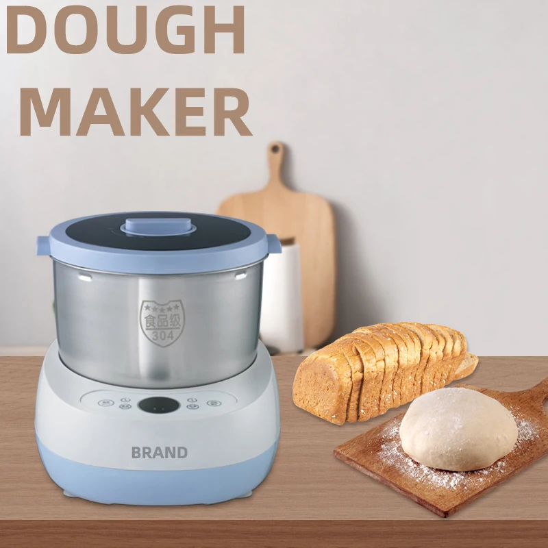 Automatic 5L Small Stand Electric Roti Noodle Bread Dough Maker Machine Mixer