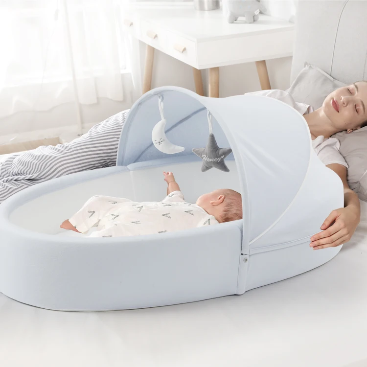 Cama детская кроватка дышащая уютная портативная оптовая продажа Мягкая Детская для сна под заказ удобная кровать