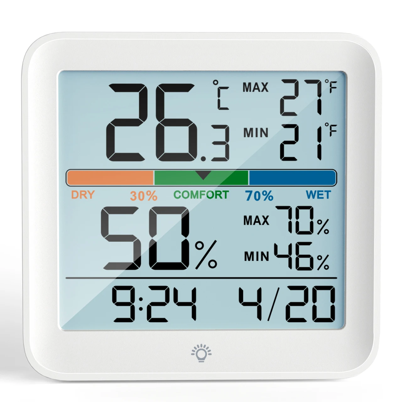 YGH5275WIFI tuya wifi hygrometer thermometer wireless weather station temperature sensor indoor digital hygrometer thermometer