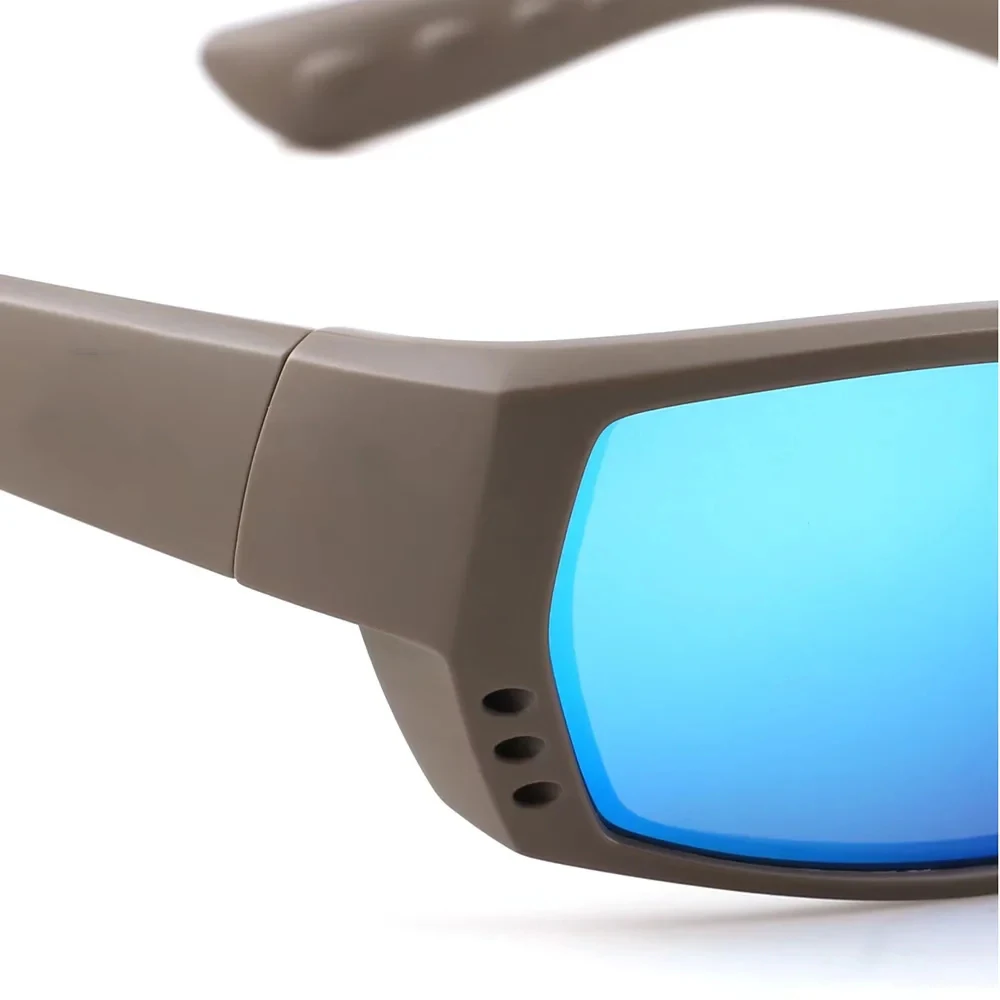 Authentic original famous brand Del Mar branded Tuna Alley 580P polarized sunglasses men luxury fishing surfing sunglasses