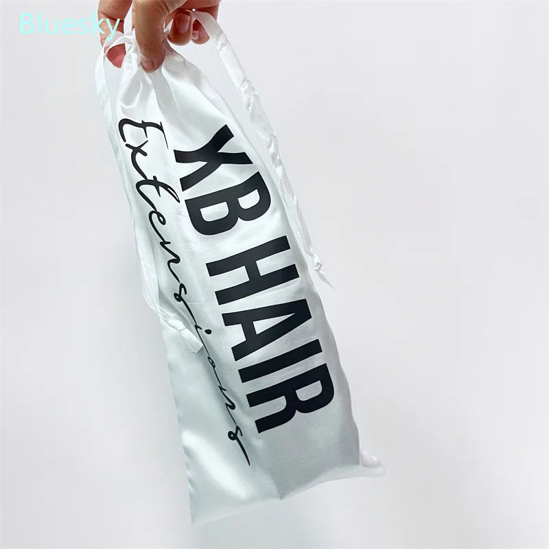 High quality satin pouch custom logo size gift packaging bag satin