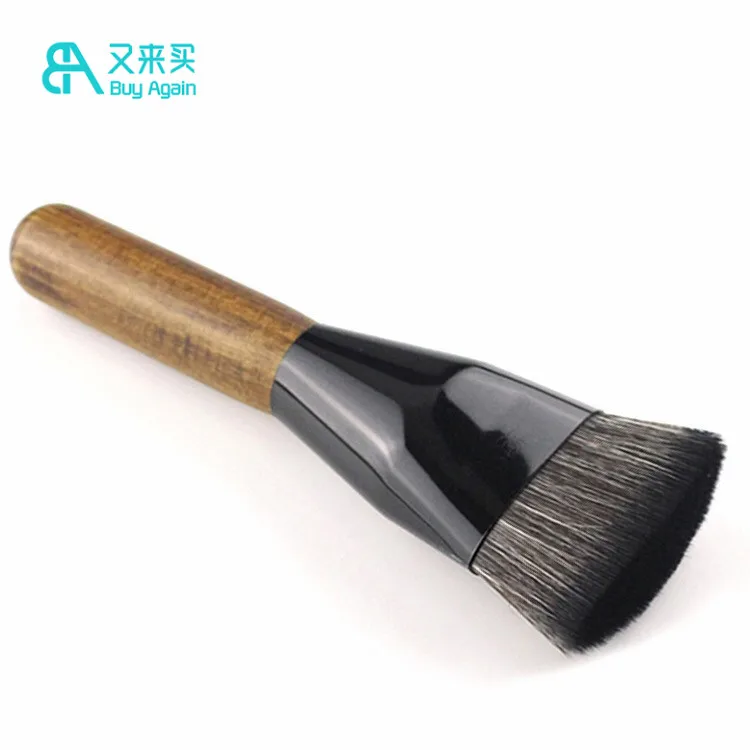 wholesale high end Luxury eco friendly wooden handle makeup brush tools facemask body applicator brush face mask brushes