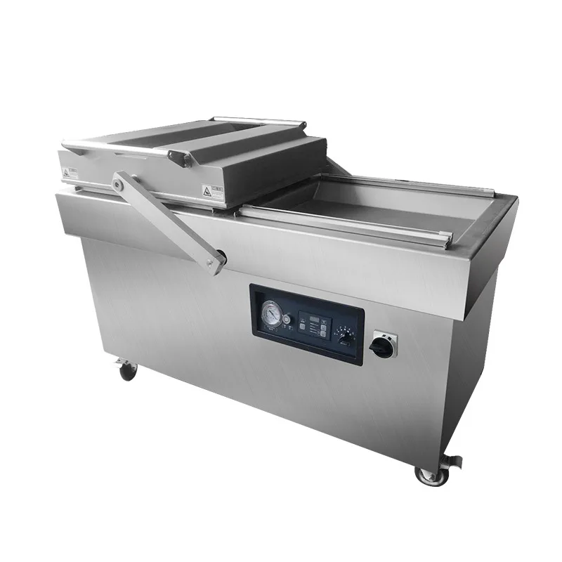 Double Chamber Vacuum Machine Dz-500/600/2Sa Dry And Wet Dual Automatic Food Sealing Vacuum Packaging Machine