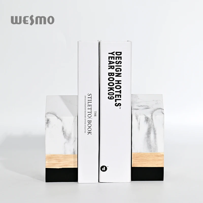 Modern Home Decor Simple Office Table Decoration Book Holder Decorative Bookends